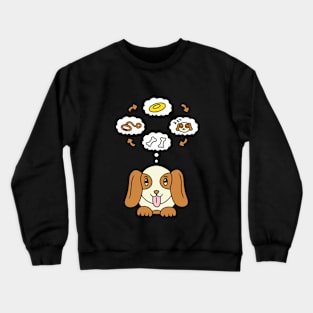 Funny basset hound puppy Crewneck Sweatshirt